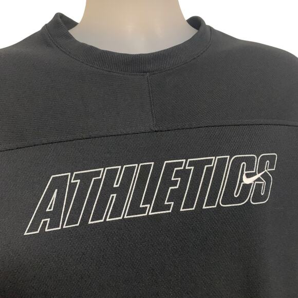 Vintage 90's Nike Athletics Spell Out Pullover Sweatshirt Mens Size XL - Picture 2 of 8